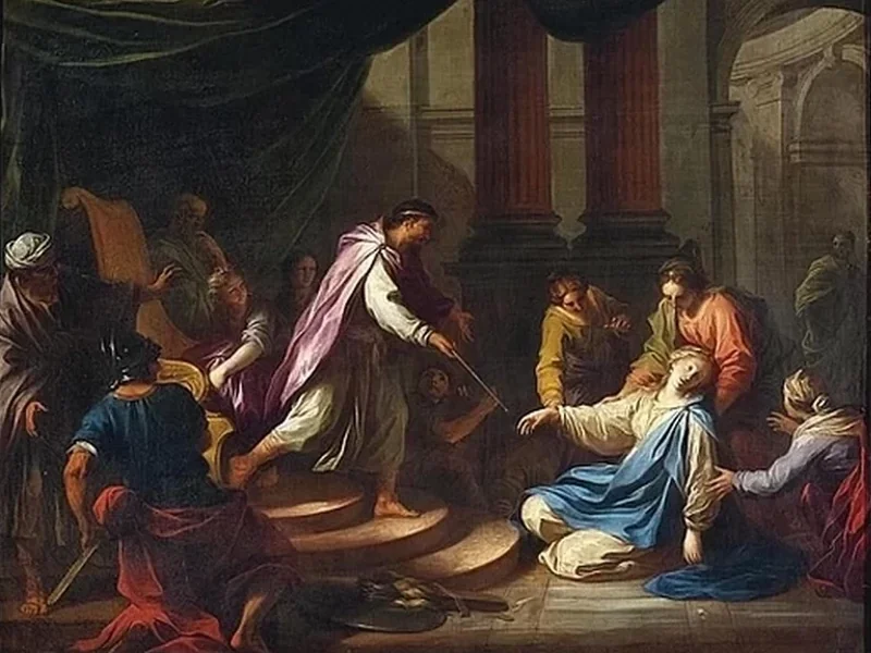 1681-Giacomo Zoboli - Ester e Assuero